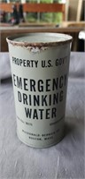1 Can Of Emergency Drinking Water