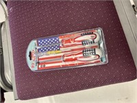 American flag screwdrivers set of 3
