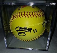 Autographed VT Softball - #11 - Cana Davis