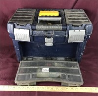 Plastic Toolbox and Organizer of Hardware