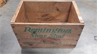 Remington Shur Shot Wooden Crate, Approx. 14 x 9