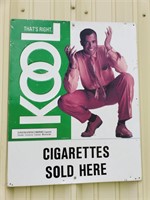 Kool Cigarettes Sign   Sold Here