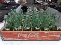 Coca Cola Crate with Coca Cola Bottles