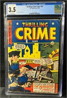 Thrilling Crime Cases 42 CGC 3.5 L.B. Cole Art