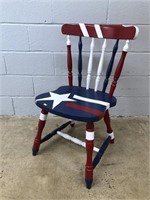 Patriotic Painted Chair