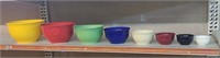 GIBSON NESTING BOWL SET OF 8 - MULTICOLOR