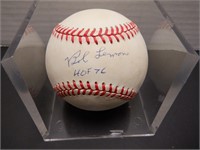 BOB LEMON SIGNED AUTO BASEBALL