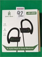 JOYFUL HEART EAR BUD HEADPHONES WITH MICROPHONE