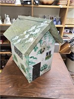 Handpainted Wooden Birdhouse