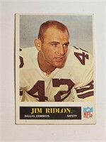 1965 PHILADELPHIA FOOTBALL CARD JIM RIDLON #54