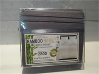 NEW BAMBOO HOTEL KING SIZE SHEET SET