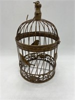 Brass Tone Steel Bird Cage