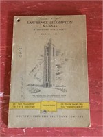 1956 Lawrence Lecompton telephone directory