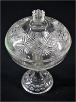 EAPG Compote Candy Dish w Lid