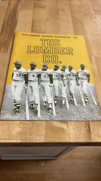 1976 Pittsburgh Pirates Yearbook The Lumber Co