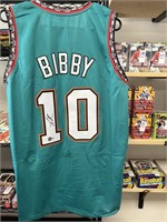 MIKE BIBBY AUTOGRAPHED JERSEY BECKETT CERTIFIED
