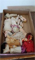 Group of Vintage Dolls, Doll Parts