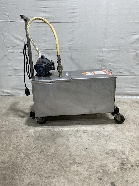 Model 402 Fryer oil filtration heated vat