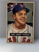 1951 Bowman Vern Junior Stephens Boston Red Sox
