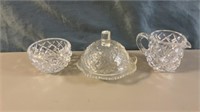 Vintage Indiana Glass Miniature Play Set
