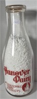 HANOVER DAIRY QT ACL MILK BOTTLE