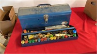 Metal Toolbox and Contents