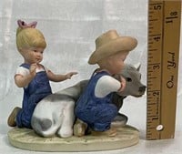 Playful Farm Figurine