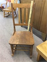 Oak rocker