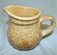 Pfaltzgraff pitcher speckled gold and brown