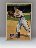 1951 Bowman #213 Neil Berry Detroit Tigers