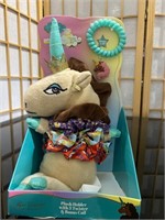 Afro Unicorn Plush Holder w/ 3 Twister & Bonus Coi