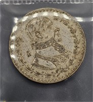1960 Mexico Silver One Peso