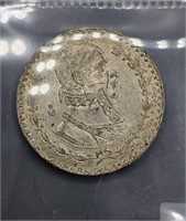 1958 Mexico Silver One Peso
