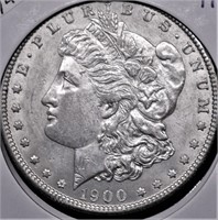 1900 MORGAN DOLLAR AU