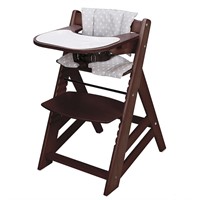 Wooden High Chair 3-in-1, 6M+, Mahogany