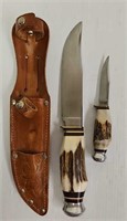 K. Tragbar Solingen Germany Hunting Knife Set