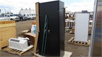 Black 2 Door Storage Cabinet *