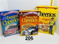 Unopened Collectible NASCAR Cereal Boxes