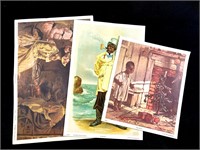 Set of (3) African American Themed Prints Circa 1