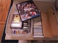 Two groups of mostly 2000s basketball cards