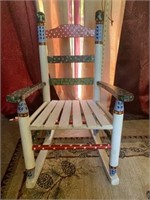 CHILDS ROCKER PAINTED