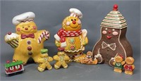 Gingerbread Man + Cookie Jar Christmas Lot