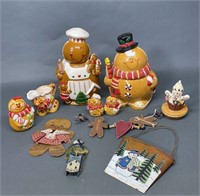 Christmas Cookie Jars and Ornaments