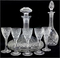 (7pc) Decanters & Stemware