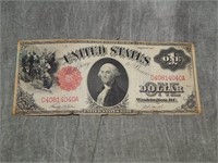 1917 $1 legal Tender Note LARGE SIZE