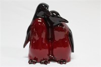Royal Doulton Flambe Penguin Figure Group,