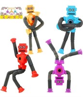 Box of 36 Telescopic Robot Suction Cup Toy,