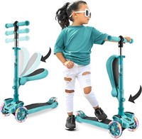 $80 - Hurtle 3 Wheeled Scooter for Kids, 2-in-1