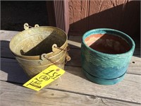 Assorted Flower Pots & Planters