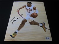 ISAAC OKORO SIGNED 11X14 PHOTO CAVS BAS